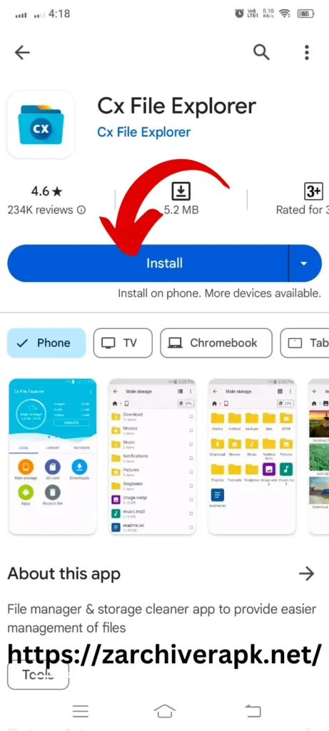 install-cx-file-explorer install cx file explorer